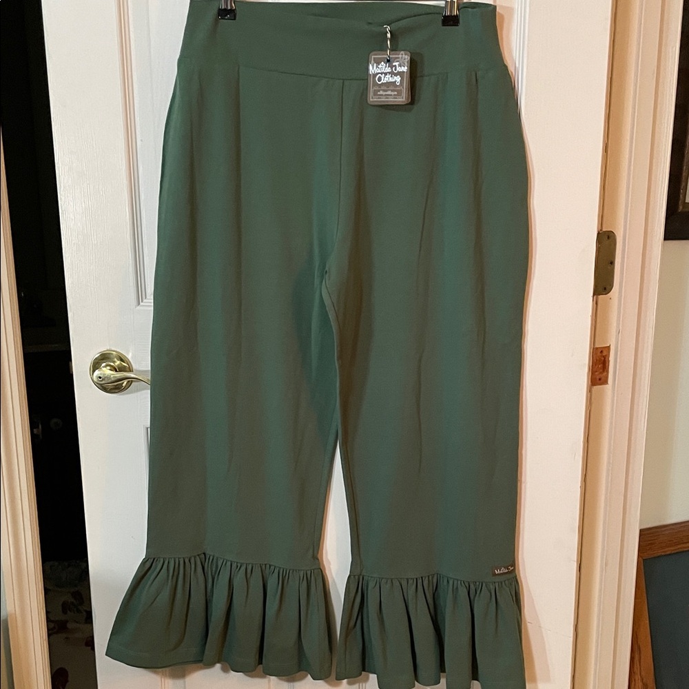 NWT Matilda Jane Olive Green Clothing Tag Top